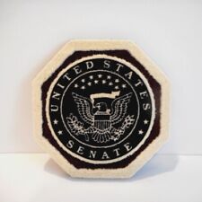 United States Senate Coaster or Hotpad Large Size 6 Inch Fuzzy Absorbent picture