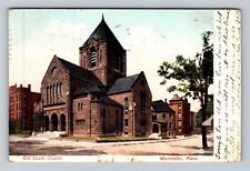 Worcester MA-Massachusetts, Old South Church, c1910 Vintage Souvenir Postcard picture