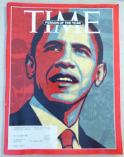 DEC 29 2008  TIME magazine OBAMA - ICONIC COVER - MAN OF THE YEAR picture