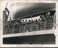 1951 Press Photo Second Armored Division Leaves New Orleans for Europe picture