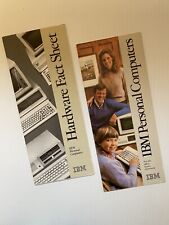 1983 IBM Personal Computer Sales Brochure , and Hardware Fact Sheet picture