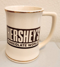 Hershey's Chocolate World Hershey's Coffee Cocoa Mug Hershey Gold Trim picture