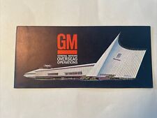 NY World's Fair 1964 General Motors GM Overseas Operations Brochure picture