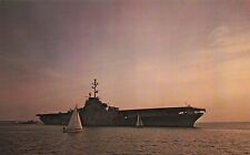 USS Antietam CG 54 Pensacola Florida FL Florida Navy Base USAF Vtg Postcard E15 picture