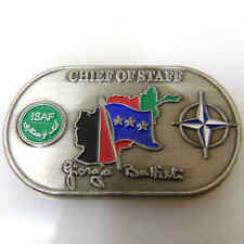 NATO INTERNATIONAL SECURITY ASSISTANCE FORCE ISAF CHIEF OF STAFF CHALLENGE COIN picture