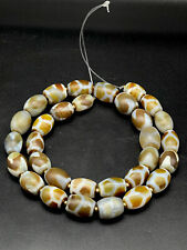 EXCELLENT OLD ROMAN CARNELAIN AGATE STONE  Dzi Beads With Tiger Agate Beads picture