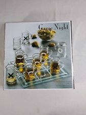 Crystal Clear GAME NIGHT - Shot Glass Tic-Tac-Toe Drinking Game - NEW, Open Box picture