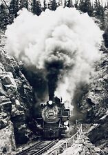 Rio Grande,Toltec Gorge Rock Tunnel Steam Train,Hi-Rez Restored Print, 8 X 10 picture