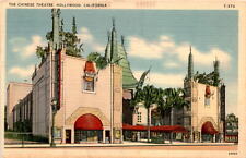 Chinese Theatre, Hollywood, California, Sylvia Si, Caso Dang, Freid, Postcard picture