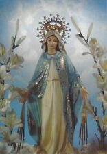 1 Postcard Our Lady of Grace N.S. de la Gracia Catholic Print Image Virgin Mary picture