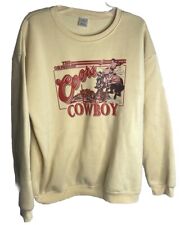 Coors Beer The Original COORS COWBOY Crewneck Sweatshirt Adult Medium picture