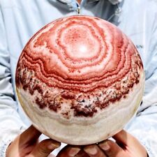9.25LB Natural Red Veined Quartz Crystal Energy Healing Ball picture