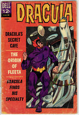 DRACULA #4 March 1967 Dell Comics Book Fleeta Origin GD 2.0 picture