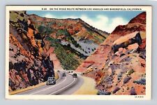 Bakersfield CA- California, On The Ridge Route, Antique, Vintage Postcard picture