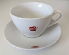 Set Vtg Continental Airlines Coffee Espresso Cup Saucer 1967-1991 First Class  picture