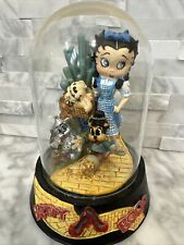 Betty Boop  Franklin Mint  Limited Edition Sculpture With Glass Dome 1997 picture