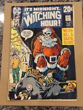 DC Comics 1973, It's Midnight The Witching Hour #28 GD Classic Santa Claus  RARE picture