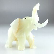 Vintage Good Luck Marble Elephant Heavy Piece 882g K823 picture