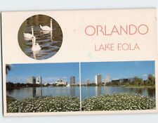 Postcard Panorama Lake Eola Orlando Florida USA North America picture
