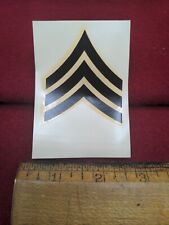 Post WWII/2 era US Army SGT helmet liner rank decal NOS. picture