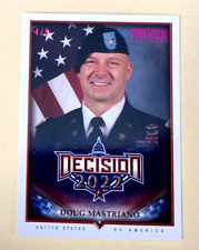 DOUG MASTRIANO DECISION 2020 2022 PREVIEW CARD P9 PINK FOIL SER# 4/5 picture