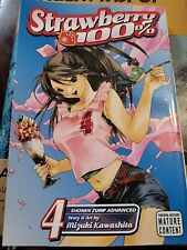 Strawberry 100% Volume 4 Manga First Printing Mizuki Kawashita (Viz April 2008) picture