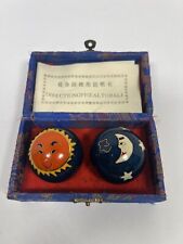 Vintage Iron Ball Set Sun & Moon Musical Chimes Relaxation Vintage picture