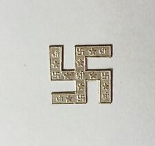 925 Silver Hindu Religious Swatik Swastika for Temple, Pooja 2 cm  picture