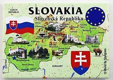 SLOVAKIA EU SERIES FRIDGE COLLECTOR'S SOUVENIR MAGNET 2.5