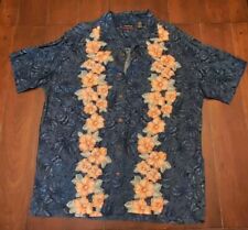 Vtg OP 70s Hawaiian Shirt Hibiscus Rayon Large Nice picture