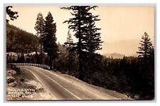 RPPC Pacific Highway 99 Siskiyou Mounains CA UNP Paterson Photo Postcard Z9 picture