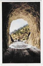 Postcard CO Colorado Springs Colorado Looking Through Tunnel Corley Mountain C31 picture