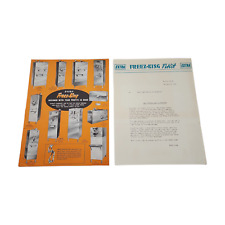 VINTAGE 1963 FREEZ-KING Freezer Sales Literature - RARE picture
