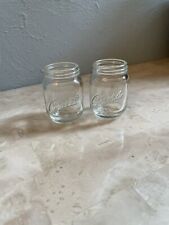 Set Of 2 “Cheers” Mason Jar Type Shot Glasses Glass. picture