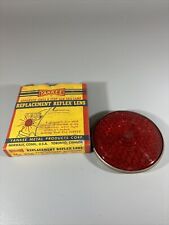 Vintage Red Glass Auto Stop Light Replacement Lens - Yankee Reflex #256 NOS picture