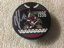 Kevin Connauton SIGNED autograph Kachina logo puck ARIZONA Coyotes & many teams picture