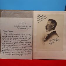 *RARE* Prince Henry of Prussia autograph studio photograph + HAND WRITTEN LETTER picture