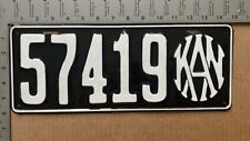 1916 Kansas license plate 57419 Ford Chevy Dodge 16832 picture