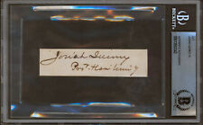 Josiah Quincy III Authentic Signed 1x3.75 Cut Signature Autographed BAS Slabbed picture