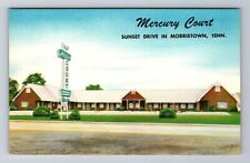 Morristown TN-Tennessee, Mercury Court Advertising, Antique, Vintage Postcard picture