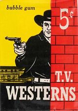1958 TOPPS TV WESTERNS - GUNSMOKE, YANCY DERRINGER, U.P. & BOOTS SINGLE CARDS picture