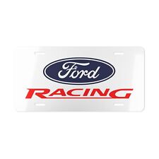 Ford Racing - Custom Design Vanity Plate - 100% Aluminum Pre-drilled Holes picture