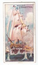 Vintage 1911 HMS Captain Trade Card Napoleonic Wars Horatio Nelson picture