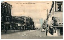 c.1952 MA Gardner Square PARKER STREET Autos VINTAGE  Postcard picture