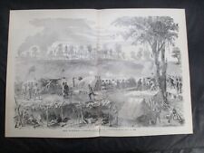 1885 Civil War Print - Sherman Attacks Confederate Works at Vicksburg, Miss. picture