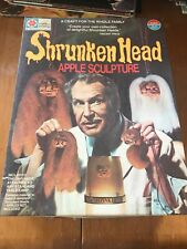Vintage Shrunken Head Apple Sculpture Kit original box 1975 Vincent Price picture