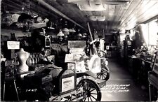 Real Photo PC Early Automobiles and Objects Cleveland Museum Calumet Michigan picture