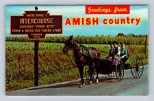 Intercourse PA-Pennsylvania, General Greetings Buggy, Antique, Vintage Postcard picture