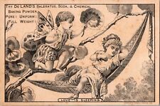 Vintage Victorian De Land's Saleratus, Soda & Chemical Quack Remedy Trade Card picture