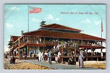 Playa del Rey CA-California, Pleasure Pier, Antique, Vintage Postcard picture